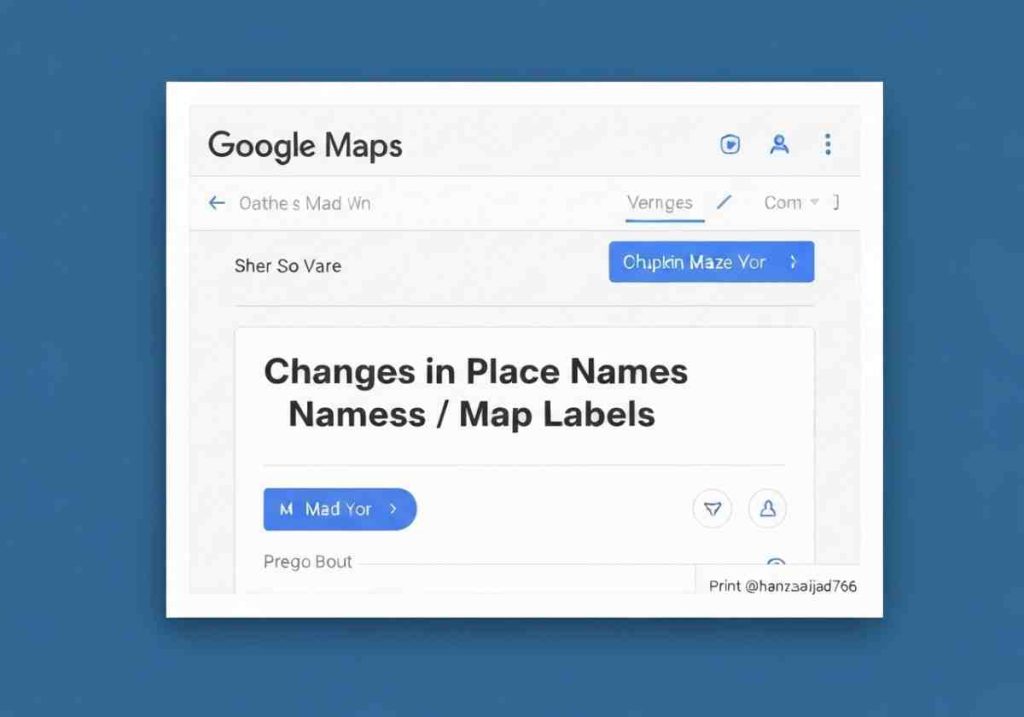 7 Exciting Google Maps New Features 2025 That Will Improve Your Experience 4 Changes in Place Names / Map Labels