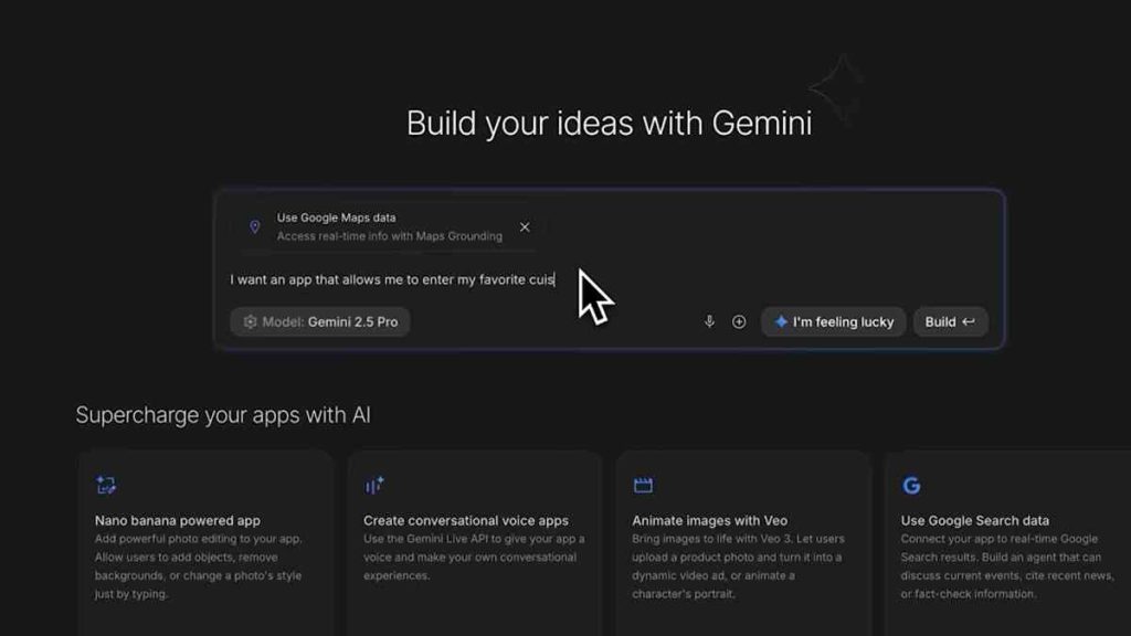 Vibe Coding in AI Studio